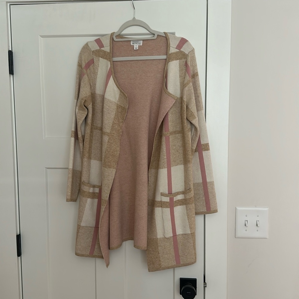 Plaid Cardigan